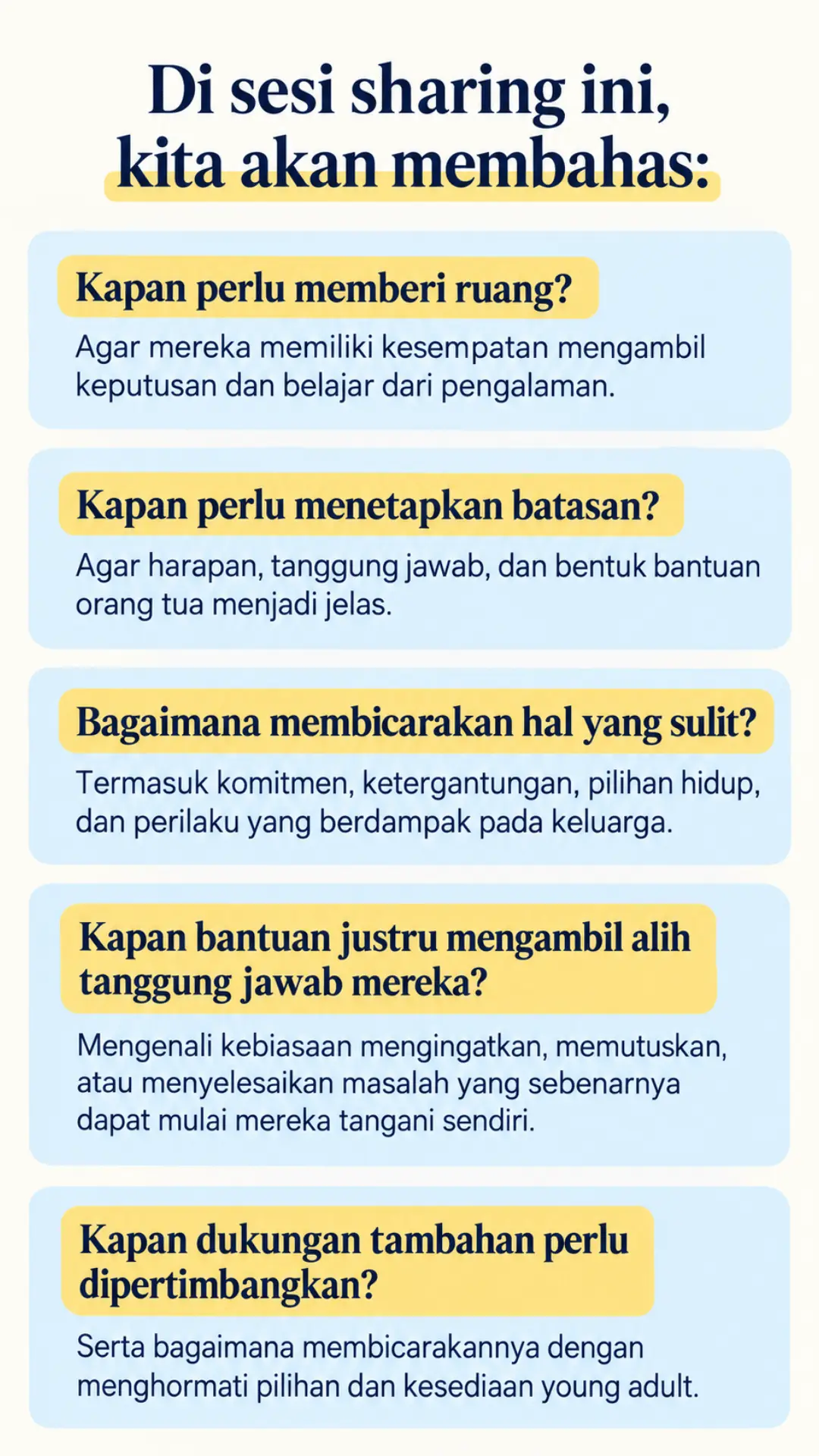 pembahasan sesi Integra Sharing
